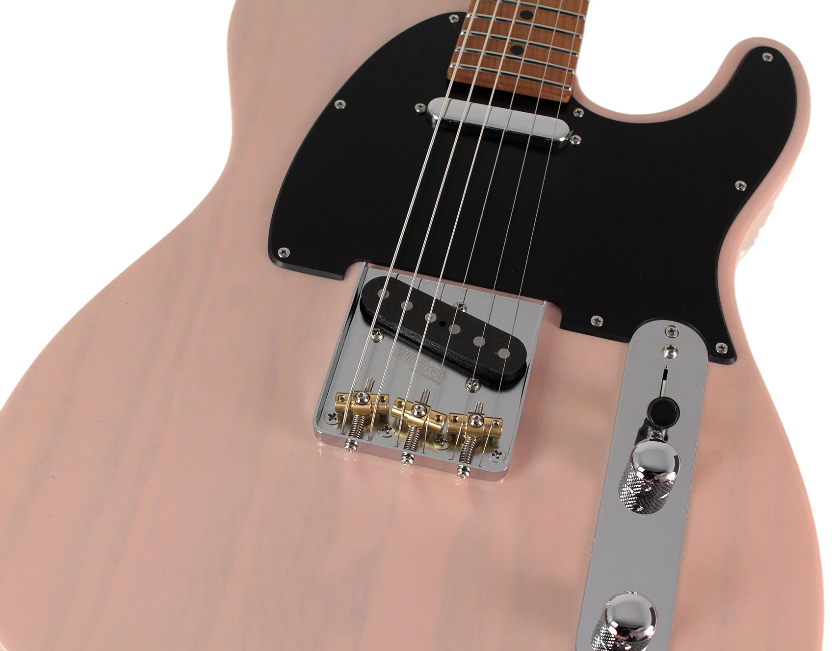 Suhr Limited Edition Classic T Paulownia, Trans Shell Pink, Hardshell Case - Image 3