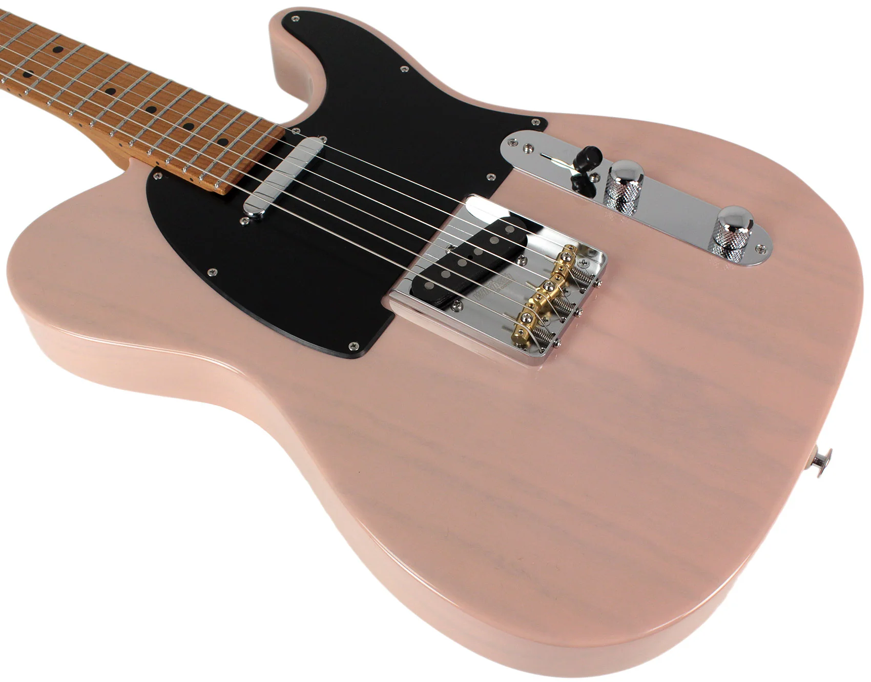 Suhr Limited Edition Classic T Paulownia, Trans Shell Pink, Hardshell Case - Image 4