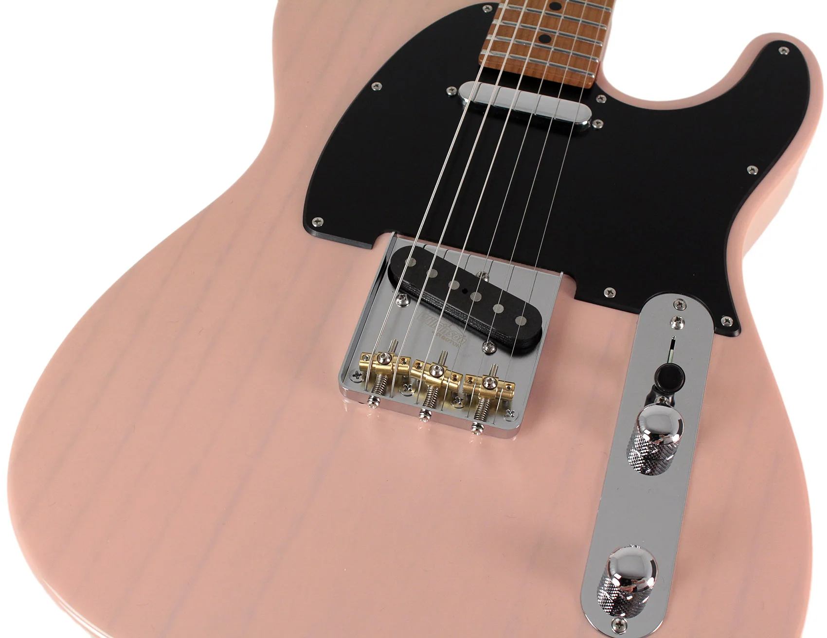 Suhr Limited Edition Classic T Paulownia, Trans Shell Pink, Hardshell Case - Image 3