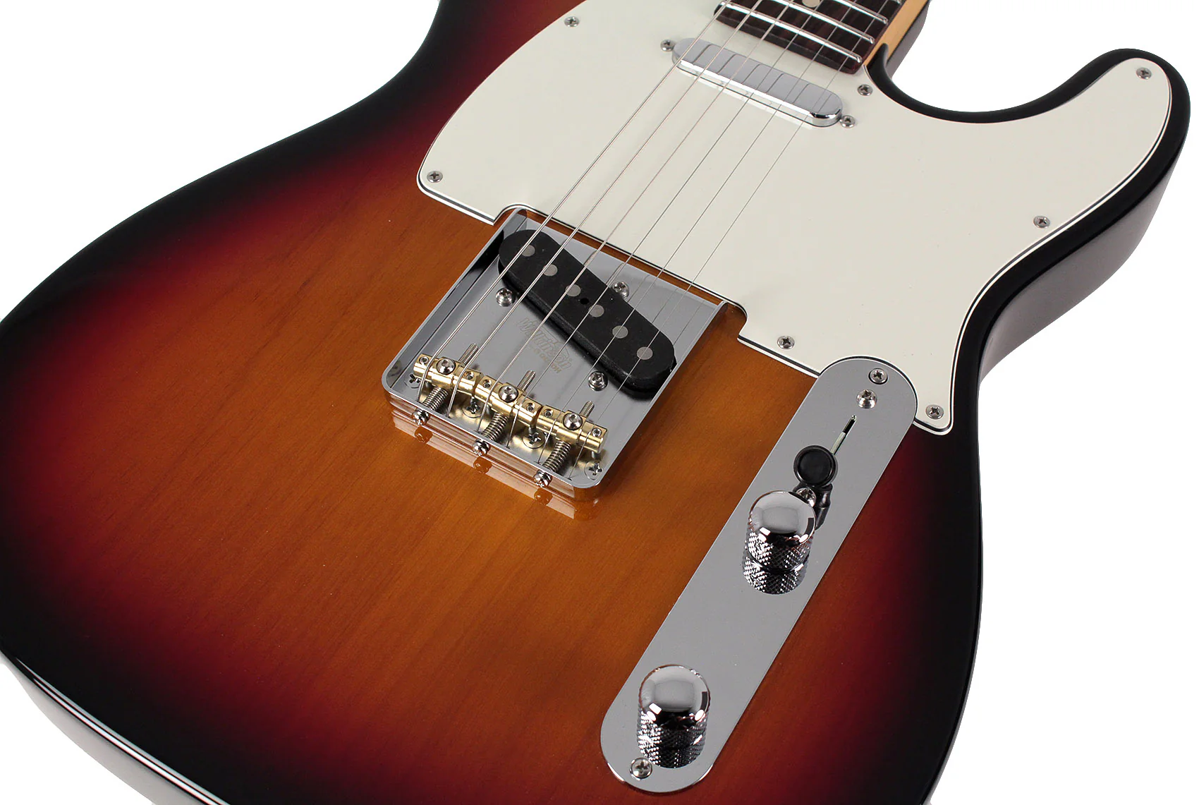 Suhr Classic T Select Guitar, Alder, Rosewood, 3 Tone Burst - Image 3