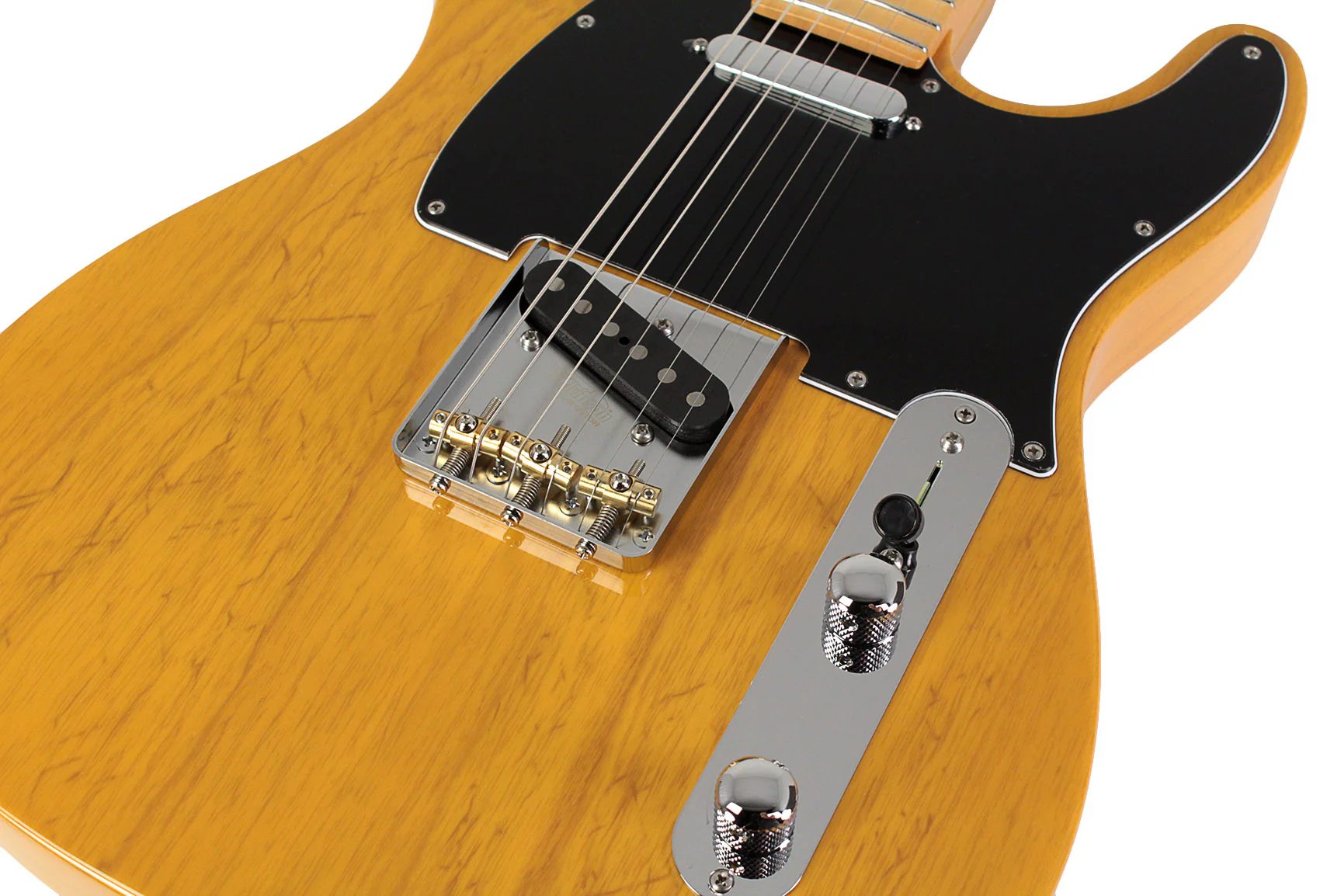 Suhr Classic T Guitar, Swamp Ash, Butterscotch Blonde - Image 3