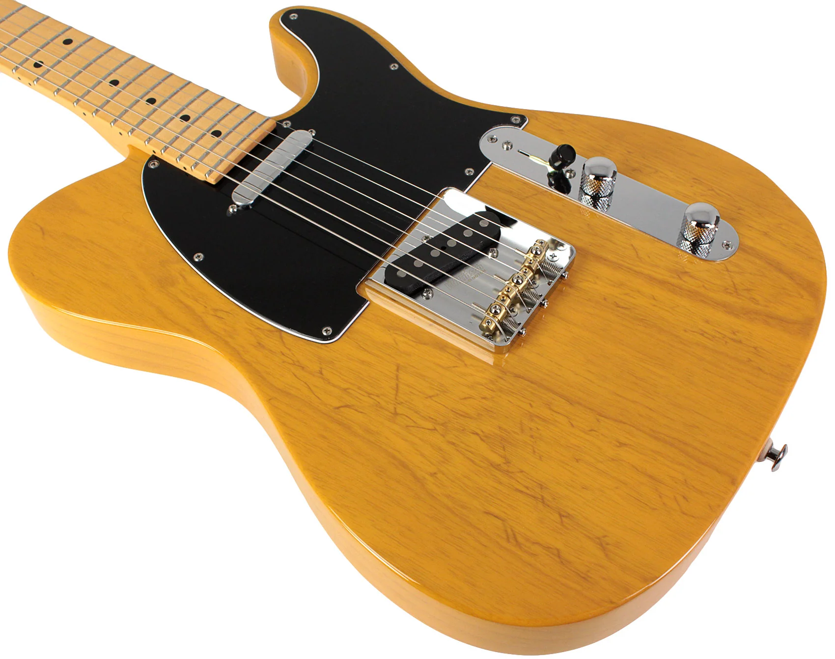 Suhr Classic T Guitar, Swamp Ash, Butterscotch Blonde - Image 4