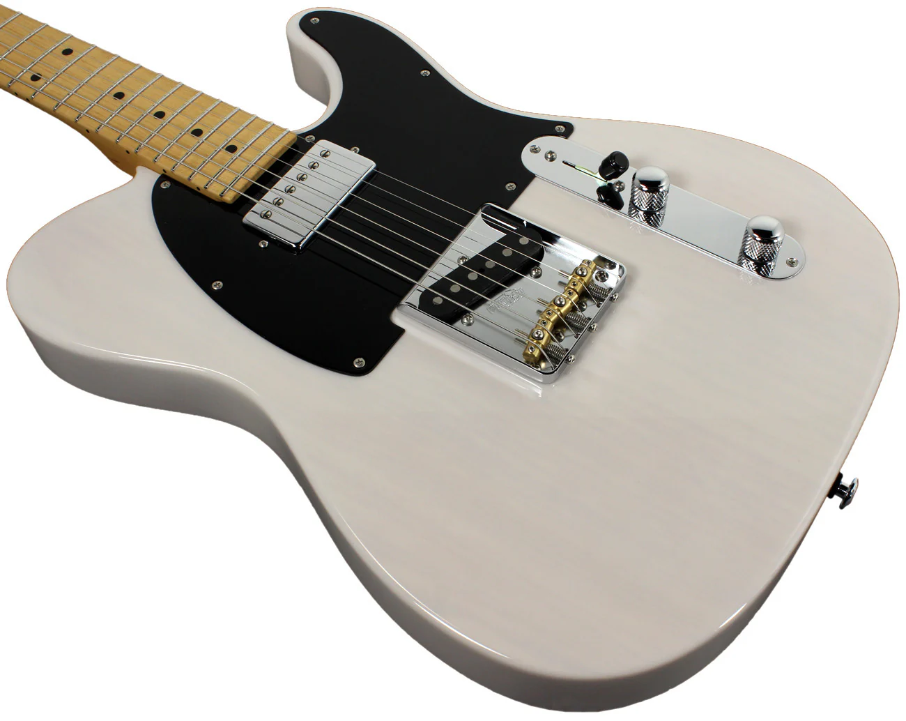 Suhr Classic T Pro Guitar - Swamp Ash, Trans White, HB - Image 6