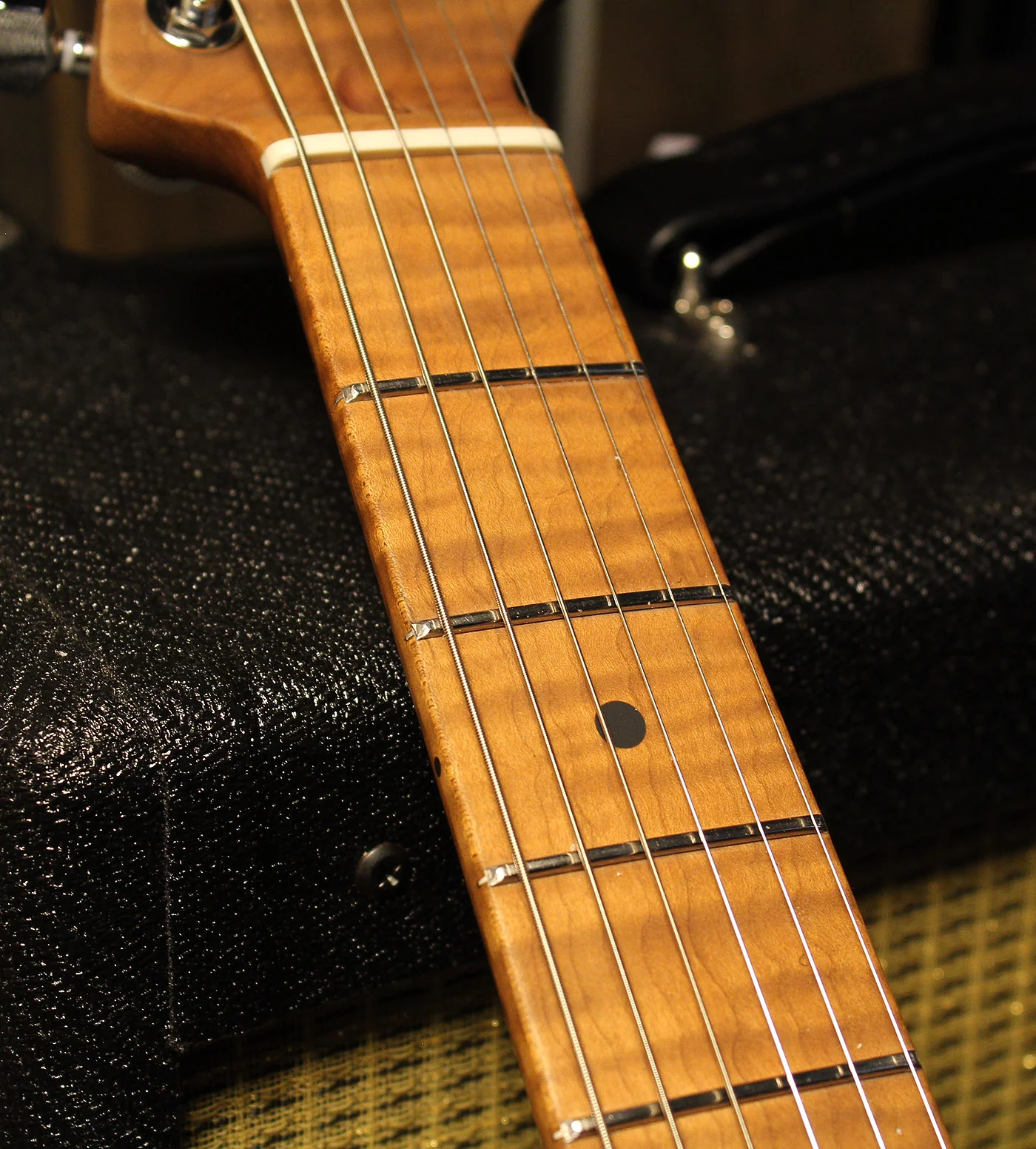 Suhr Classic T Roasted Select Guitar, Flamed, Maple, Sonic Blue - Image 13