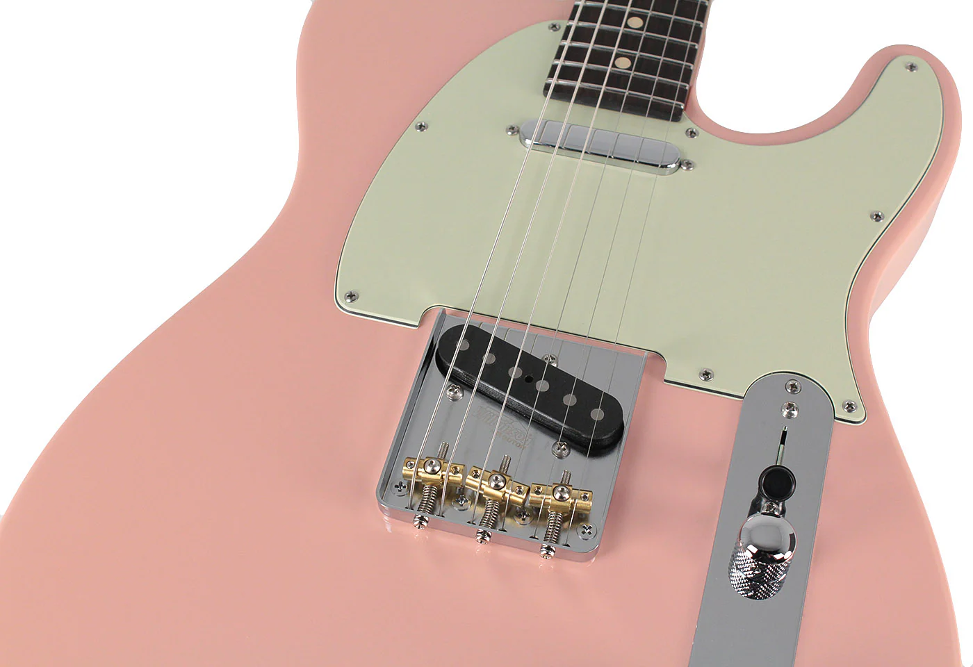 Suhr Classic T Roasted Select Guitar, Flamed, Rosewood, Shell Pink - Image 3