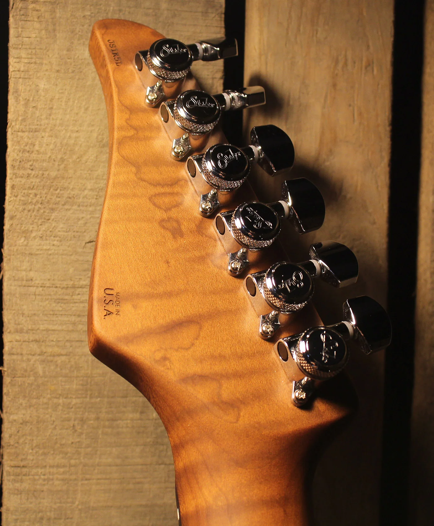 Suhr Classic T Roasted Select Guitar, Flamed, Rosewood, Shell Pink - Image 8