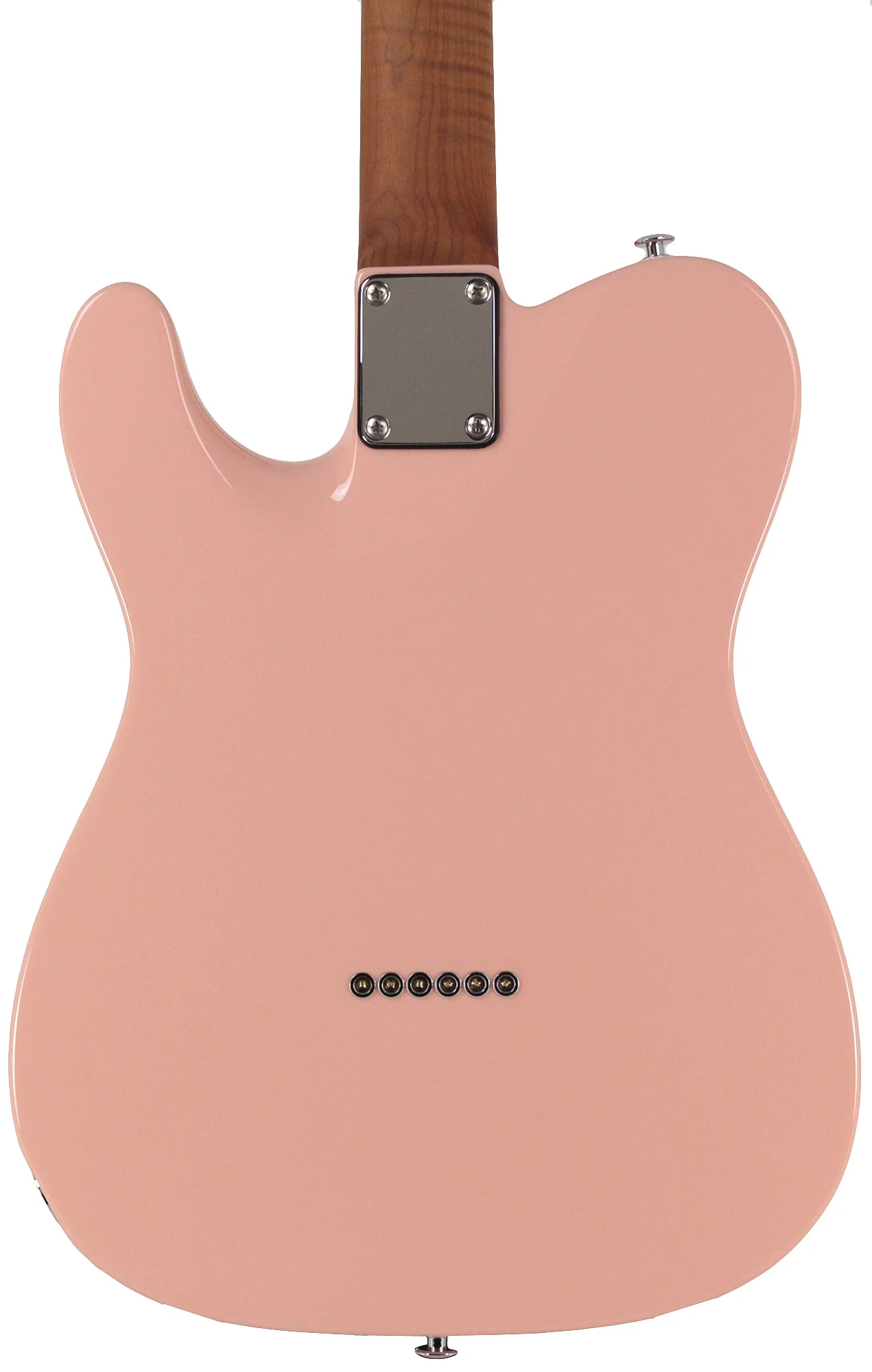 Suhr Classic T Roasted Select Guitar, Flamed, Rosewood, Shell Pink - Image 6