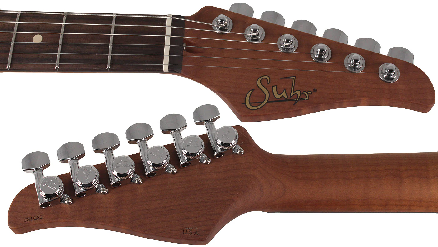 Suhr Classic T Roasted Select Guitar, Flamed, Rosewood, Shell Pink - Image 7