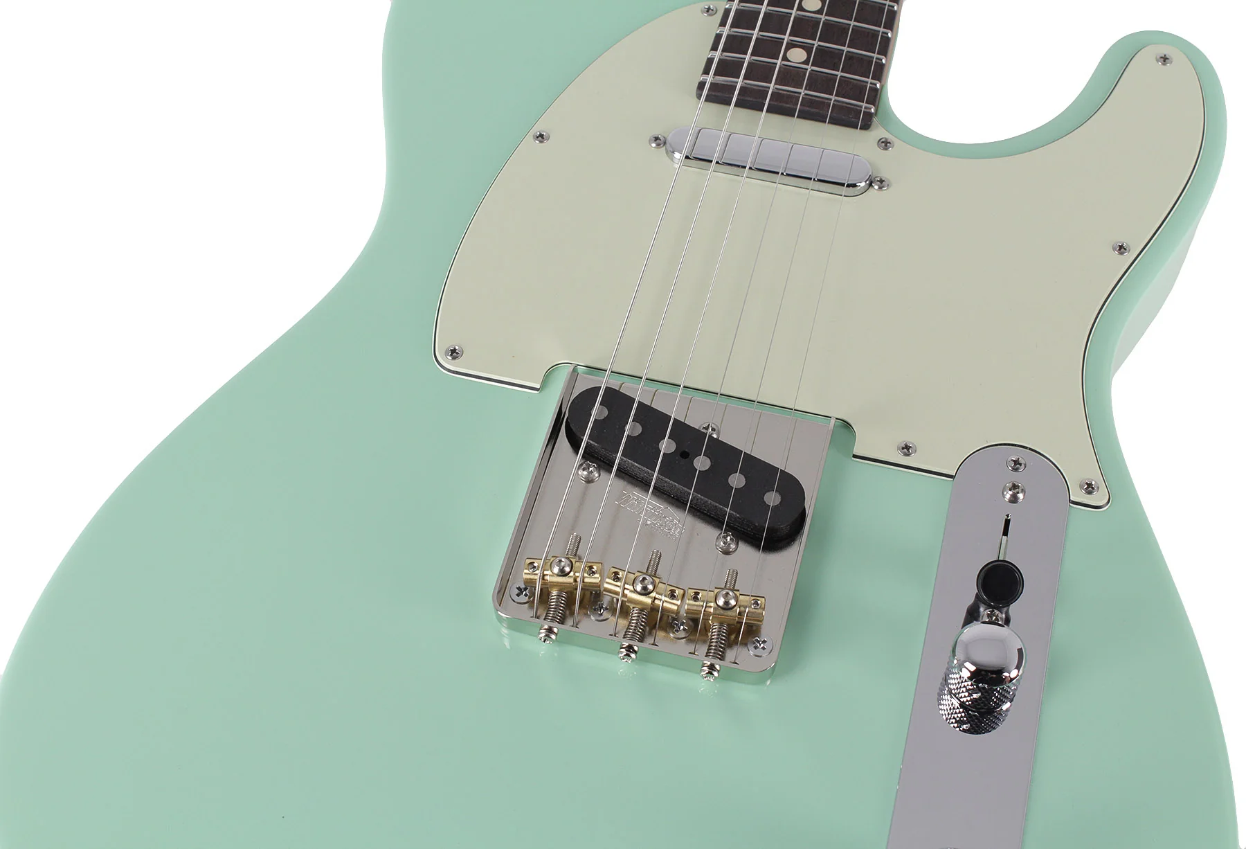 Suhr Classic T Roasted Select Guitar, Flamed, Rosewood, Surf Green - Image 3