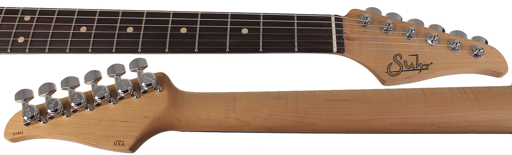 Suhr Select Classic T Guitar, Roasted Neck, Rosewood, Surf Green - Image 8