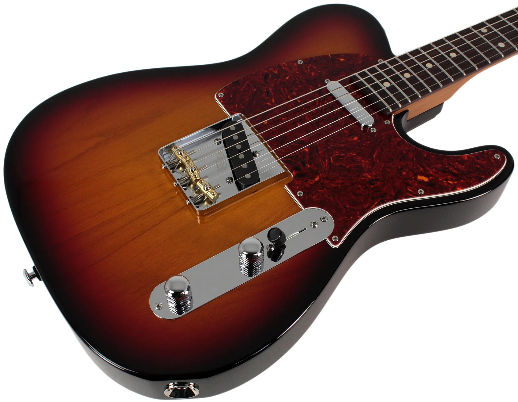 Suhr Select Classic T Guitar, Roasted Neck, 3-Tone Burst, Rosewood - Image 2