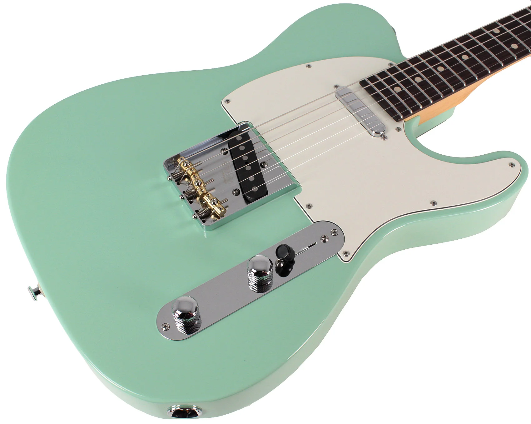 Suhr Classic T Select Guitar, Alder, Rosewood, Surf Green - Image 2