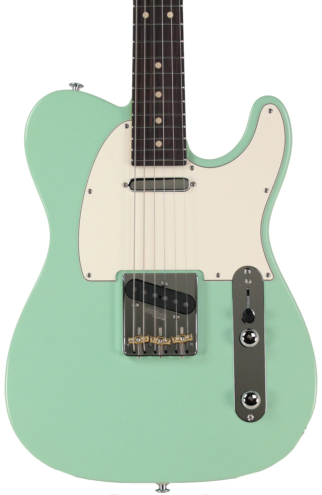 Suhr Classic T Select Guitar, Alder, Rosewood, Surf Green - Image 6