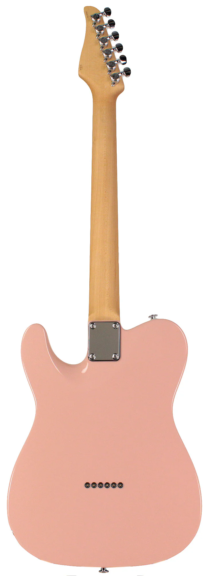 Suhr Classic T Select Guitar, Alder, Maple, Shell Pink - Image 7