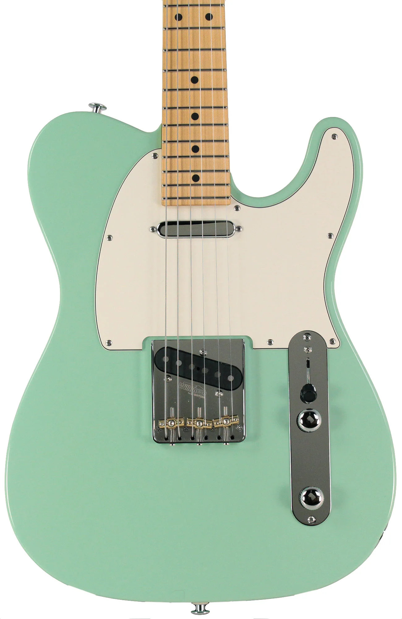 Suhr Classic T Select Guitar, Alder, Maple, Surf Green - Image 6