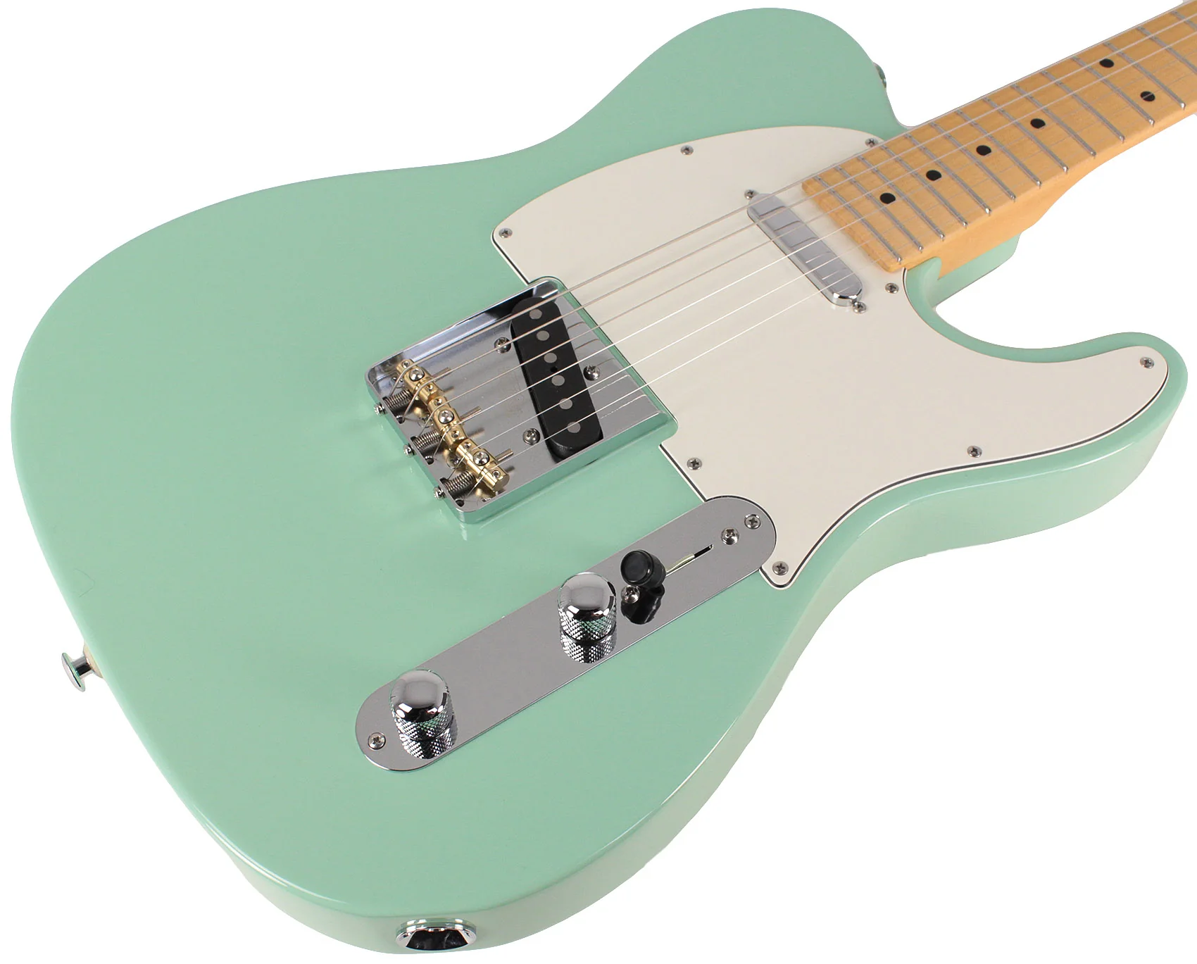 Suhr Classic T Select Guitar, Alder, Maple, Surf Green - Image 2