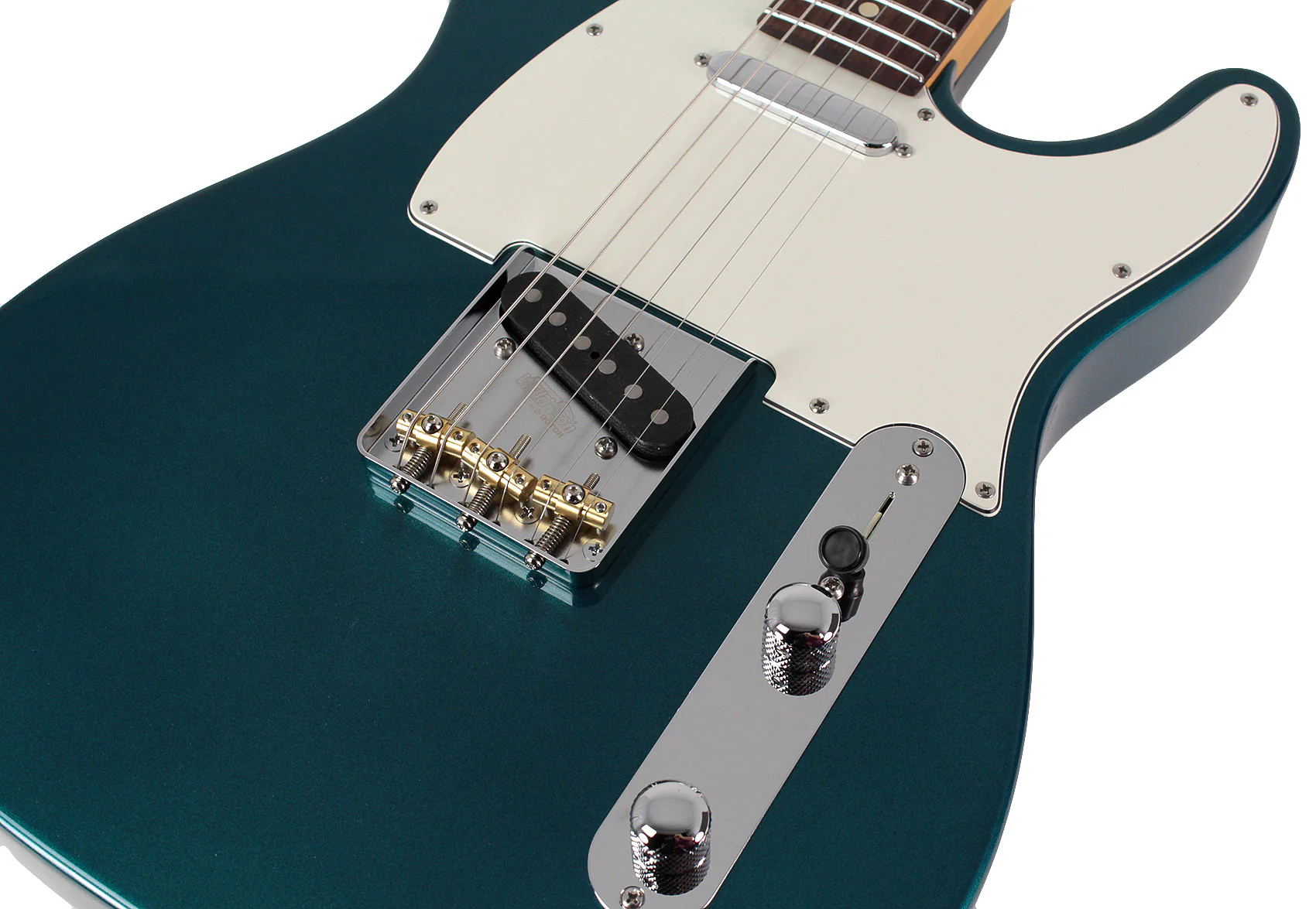 Suhr Classic T Select Guitar, Alder, Rosewood, Ocean Turquoise Metallic - Image 3