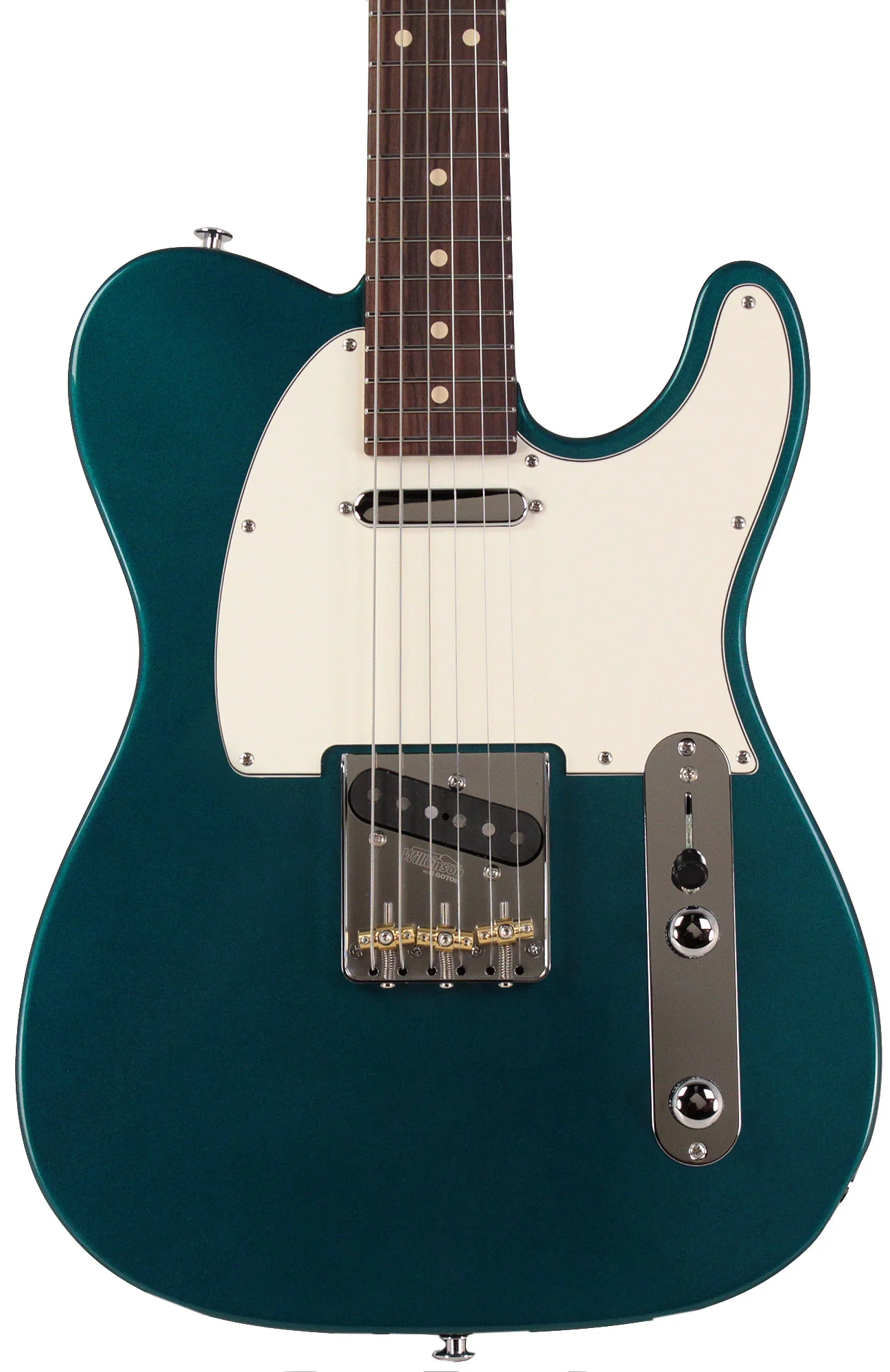Suhr Classic T Select Guitar, Alder, Rosewood, Ocean Turquoise Metallic - Image 5