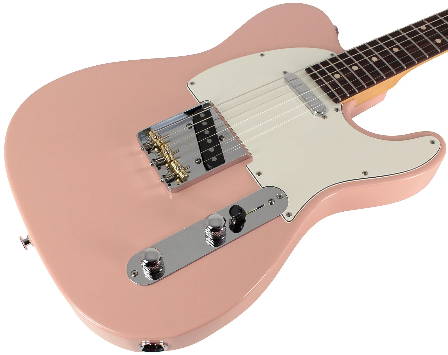 Suhr Classic T Select Guitar, Alder, Rosewood, Shell Pink - Image 2