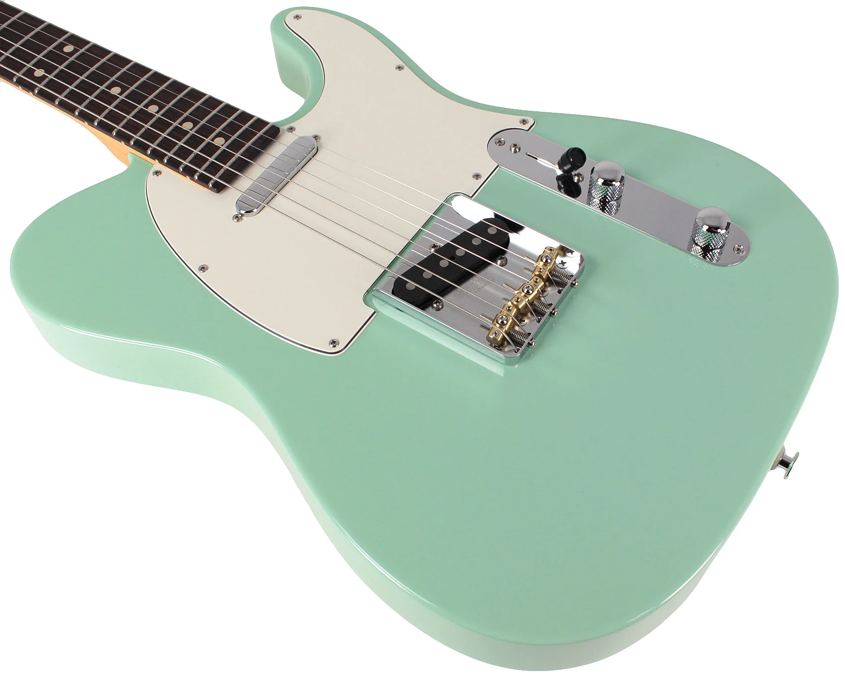 Suhr Classic T Select Guitar, Alder, Rosewood, Surf Green - Image 4