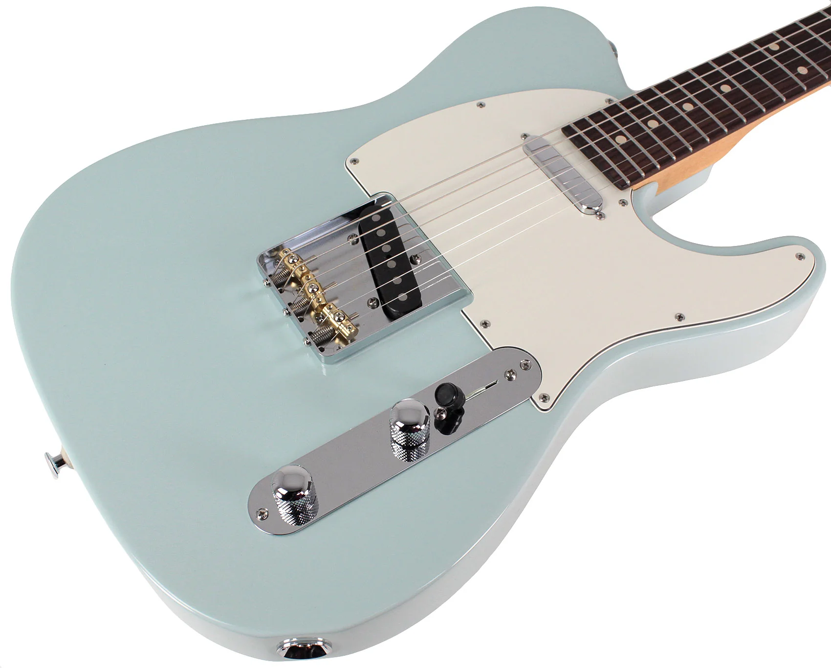 Suhr Classic T Select Guitar, Alder, Rosewood, Sonic Blue - Image 2