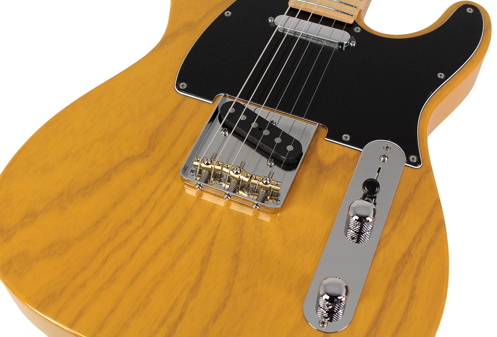 Suhr Classic T Guitar, Swamp Ash, Butterscotch Blonde - Image 3