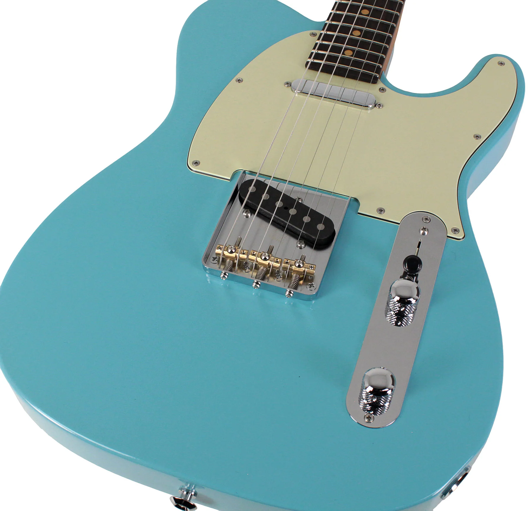 Suhr Classic T Vintage Limited Edition Guitar, Daphne Blue - Image 3
