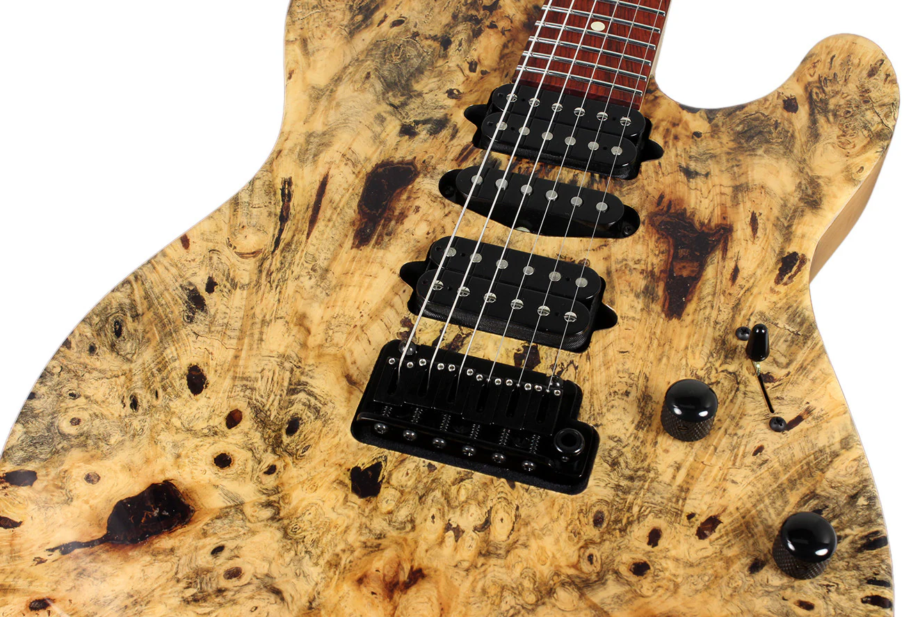 Suhr Custom Classic T Natural Buckeye Burl, Swamp Ash Body - Image 6