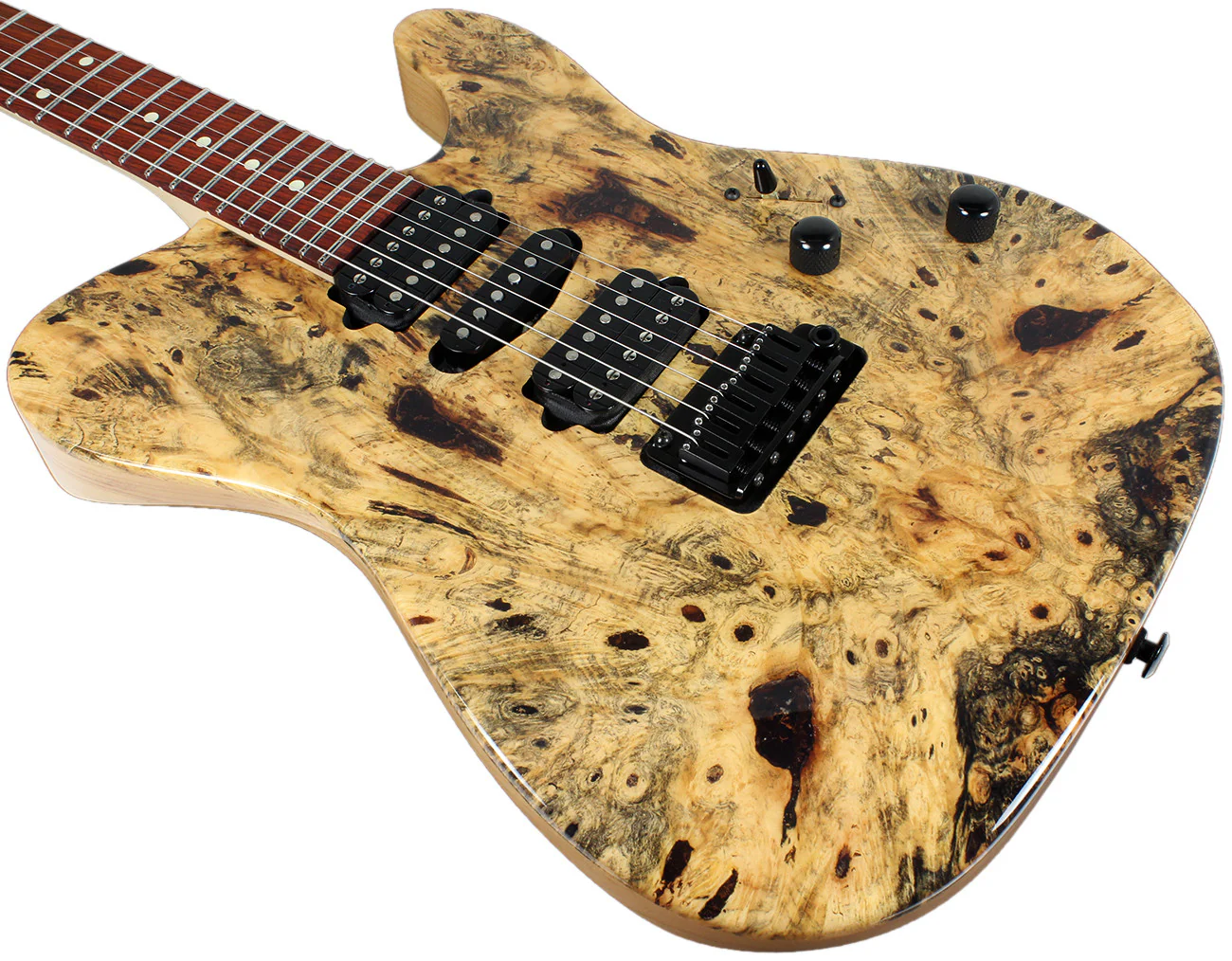 Suhr Custom Classic T Natural Buckeye Burl, Swamp Ash Body - Image 7