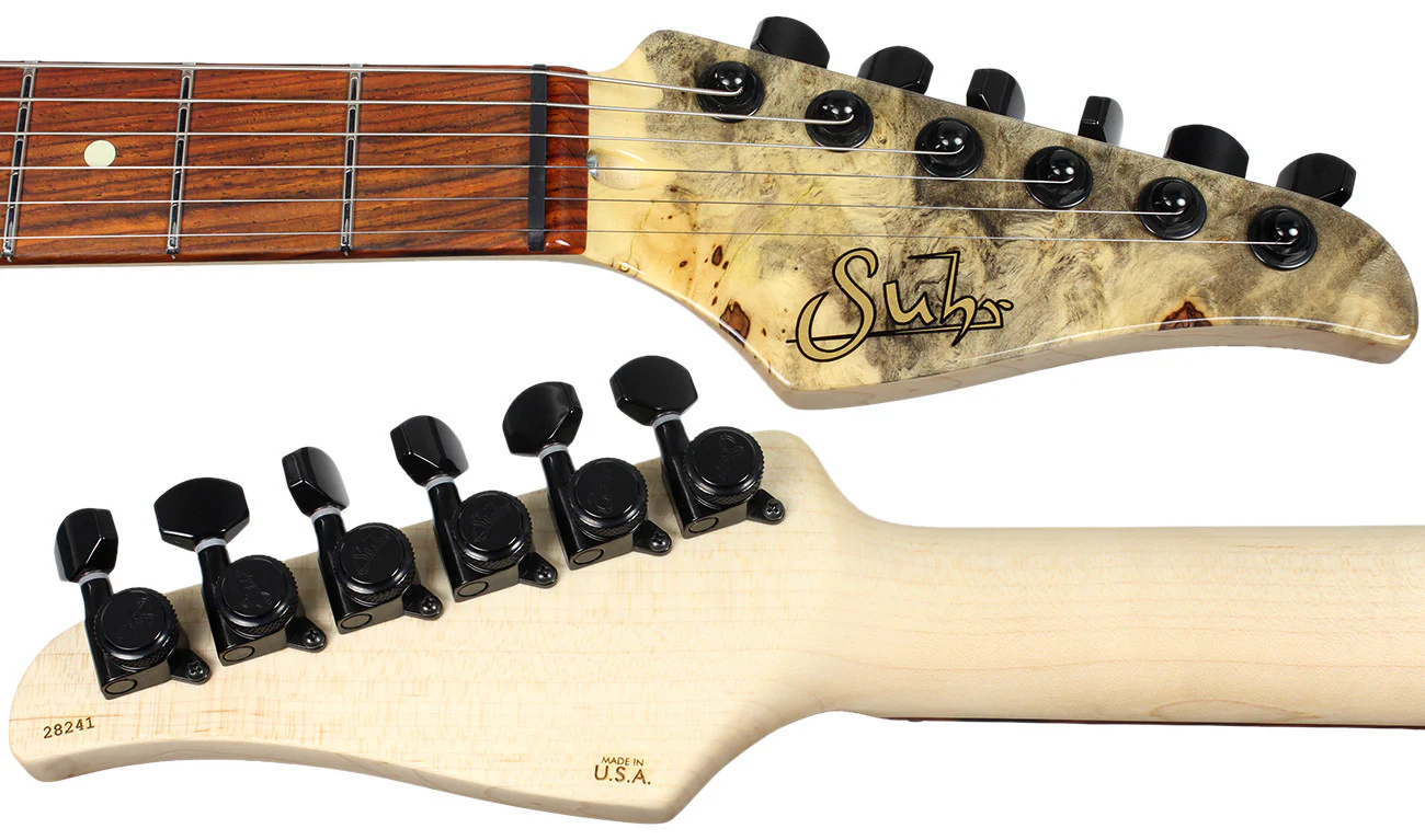 Suhr Custom Classic T Natural Buckeye Burl, Swamp Ash Body - Image 8
