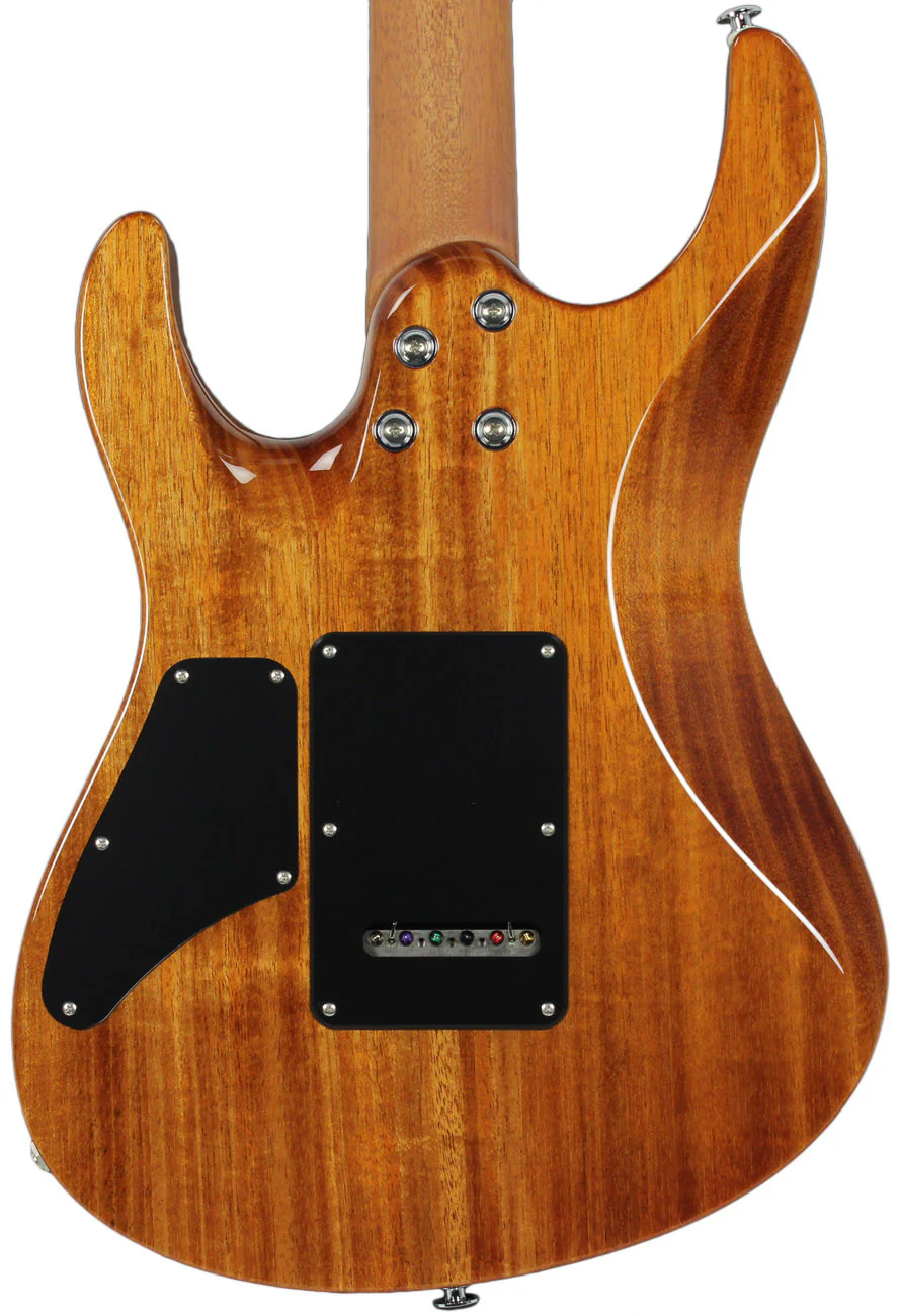 Suhr Modern Burl Maple  - Trans Blue Tint - Image 9