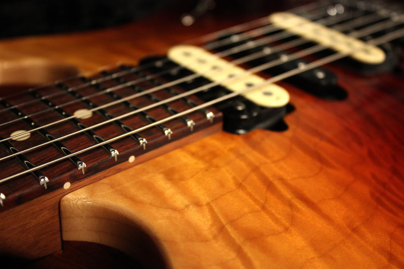 Suhr Custom Modern Carve Top - Desert Gradient Angel Quilt - Image 13