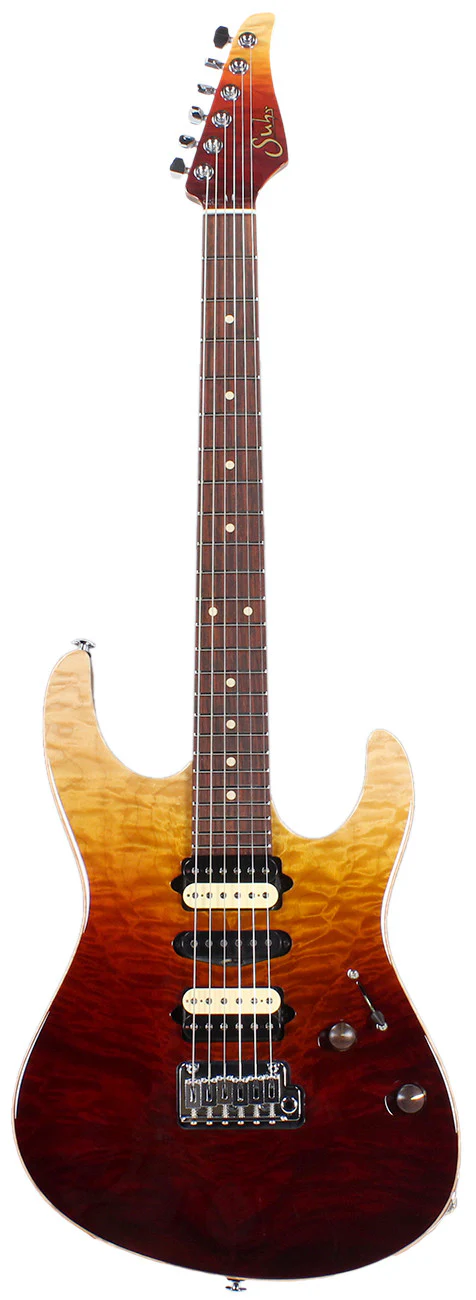 Suhr Custom Modern Carve Top - Desert Gradient Angel Quilt - Image 2