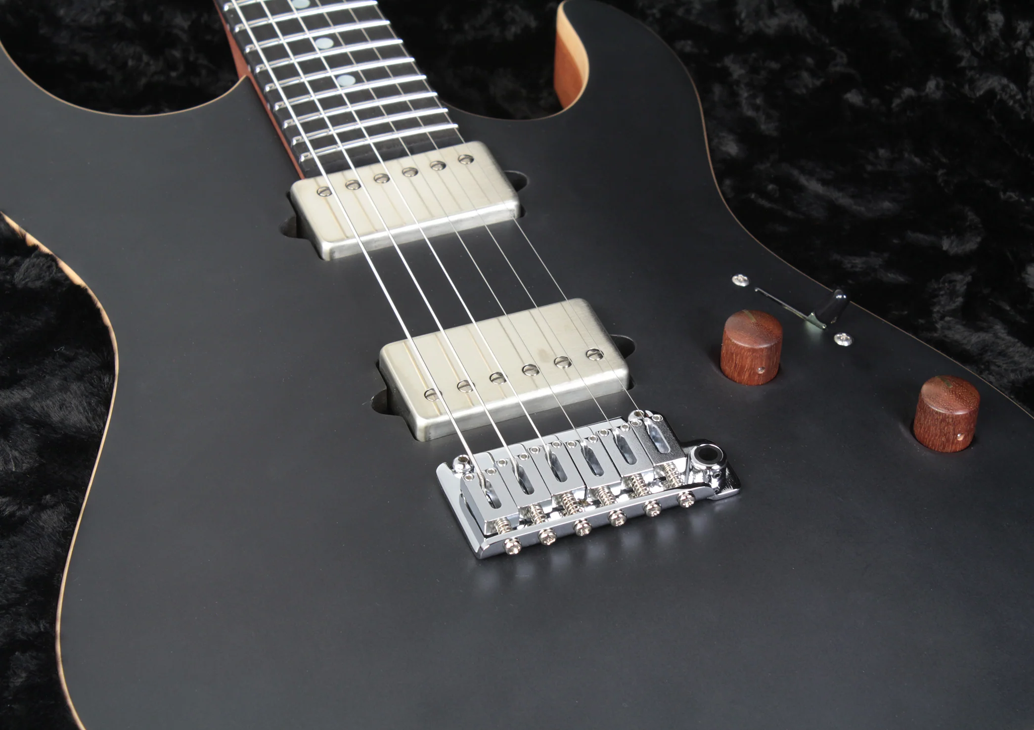 Suhr Custom Modern Carve Top - Satin Black - Image 10