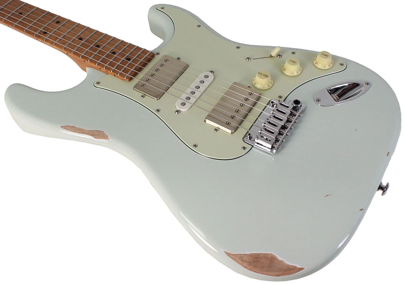 Suhr Ian Thornley Signature Classic S Antique, Sonic White - Image 4