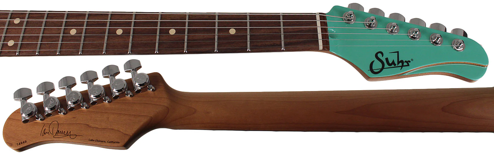 Suhr Ian Thornley Signature JM Guitar, Seafoam Green - Image 9