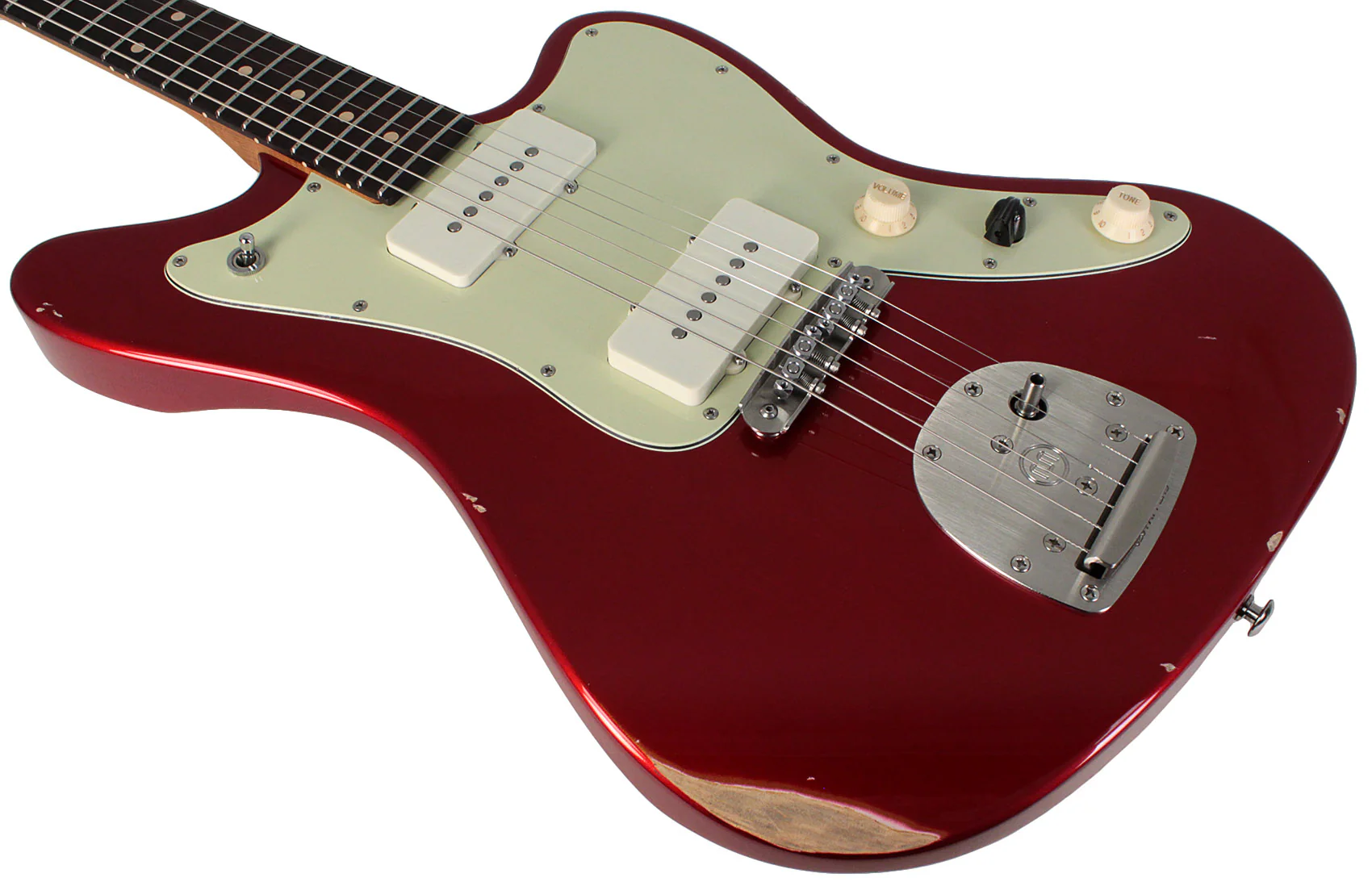 Suhr Limited Classic JM Antique Guitar, Candy Apple Red - Image 4