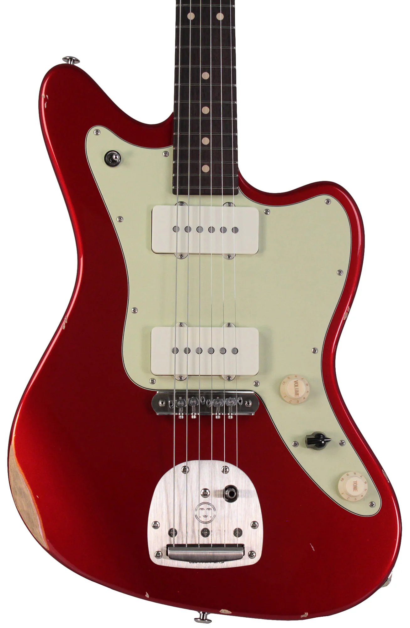 Suhr Limited Classic JM Antique Guitar, Candy Apple Red - Image 6