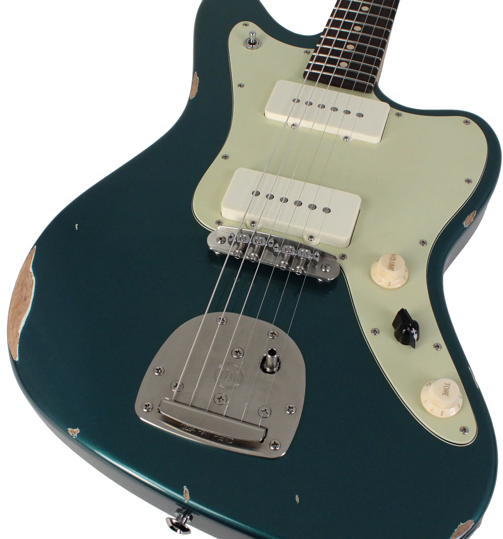 Suhr Limited Classic JM Antique Guitar, Ocean Turquoise Metallic - Image 3