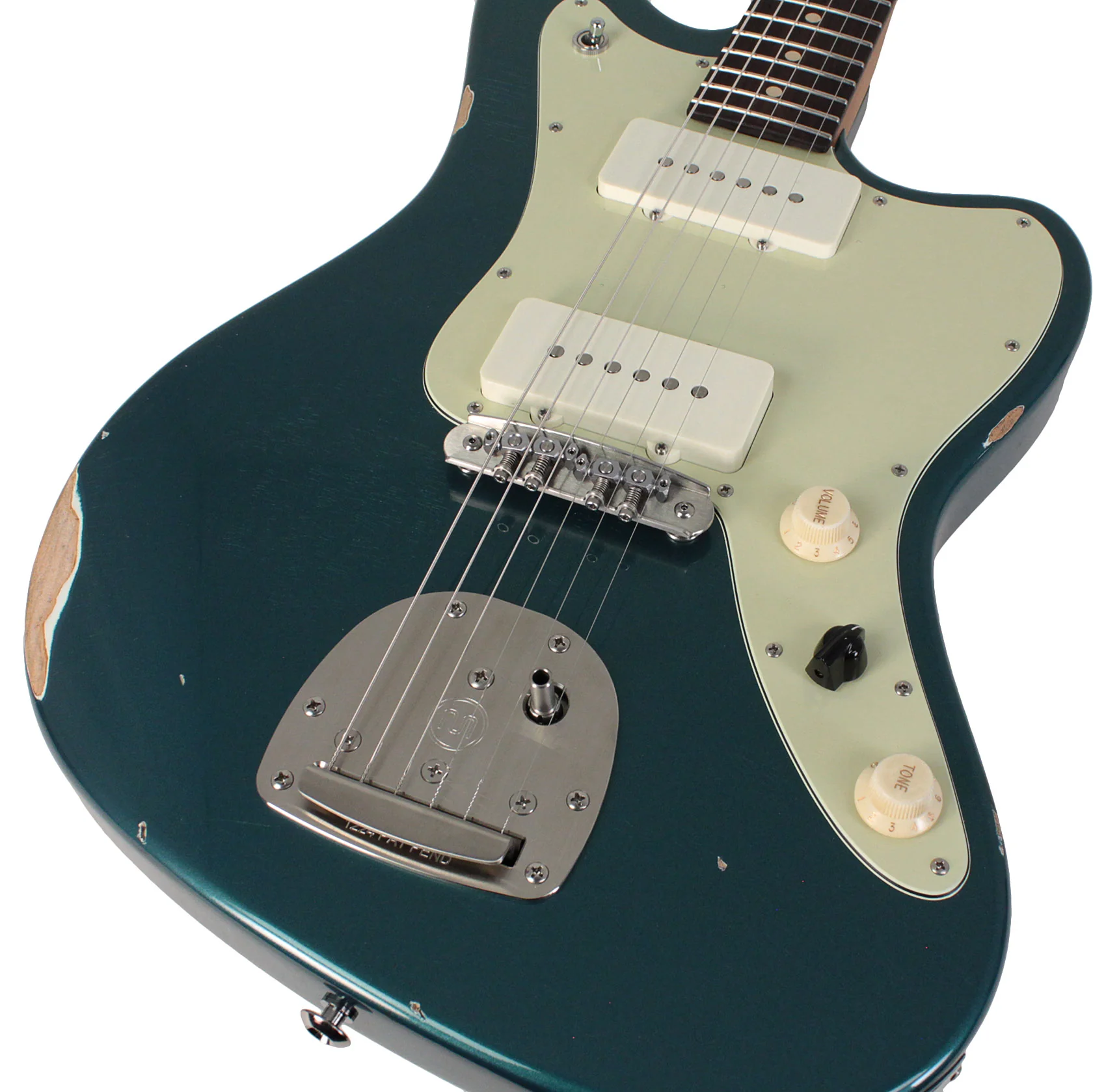 Suhr Limited Classic JM Antique Guitar, Ocean Turquoise Metallic - Image 3