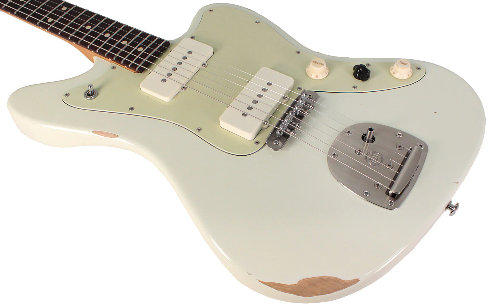 Suhr Limited Classic JM Antique Guitar, Olympic White - Image 4