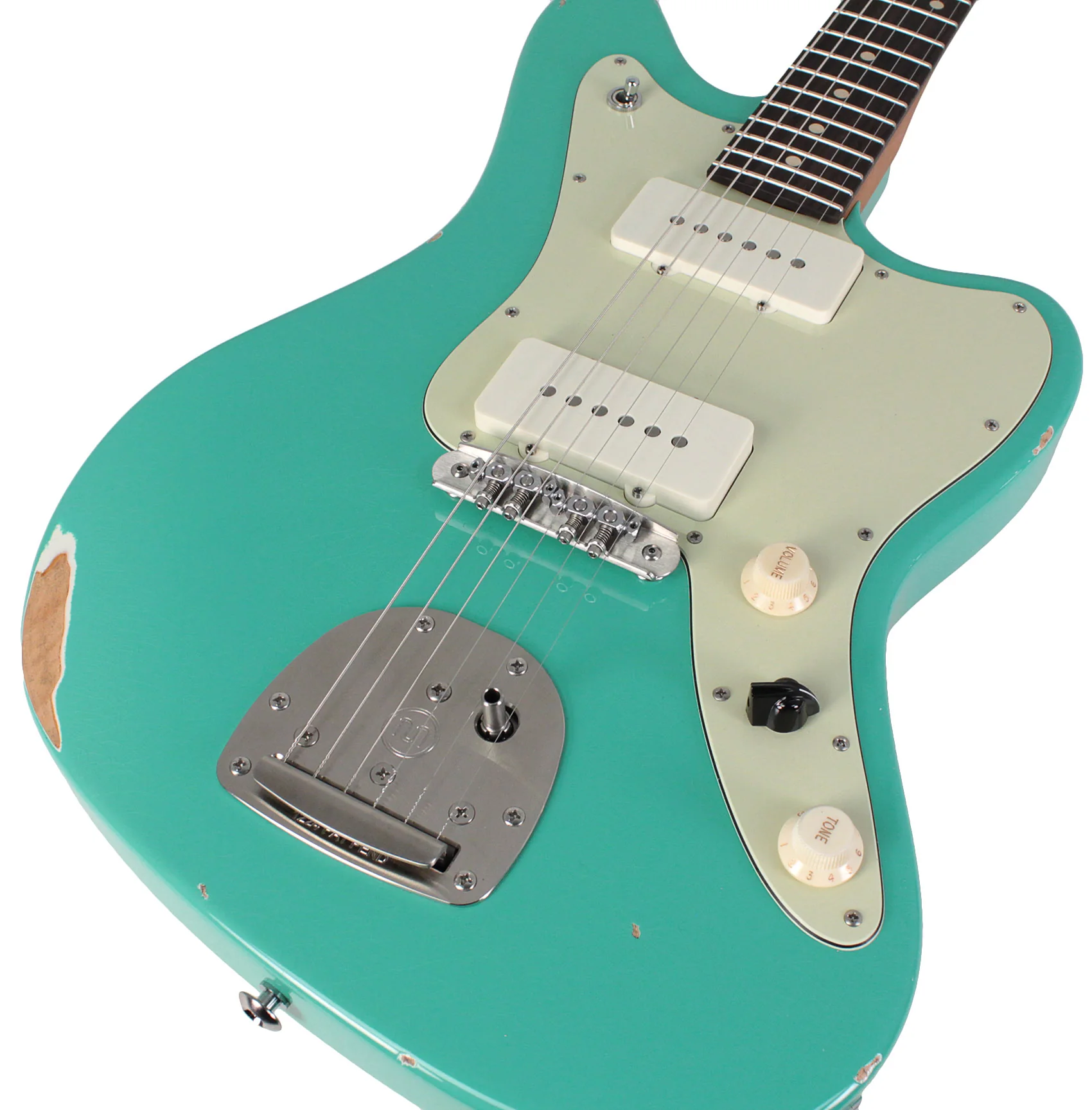 Suhr Limited Classic JM Antique Guitar, Seafoam Green - Image 3