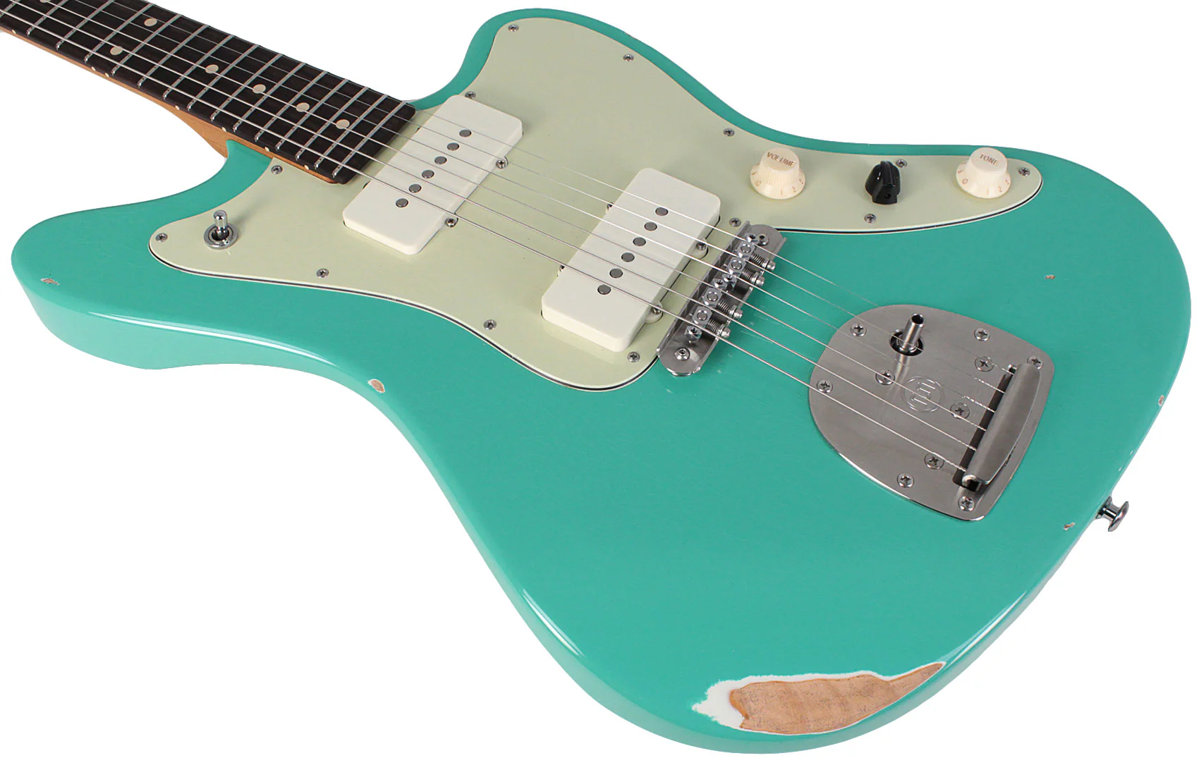 Suhr Limited Classic JM Antique Guitar, Seafoam Green - Image 4