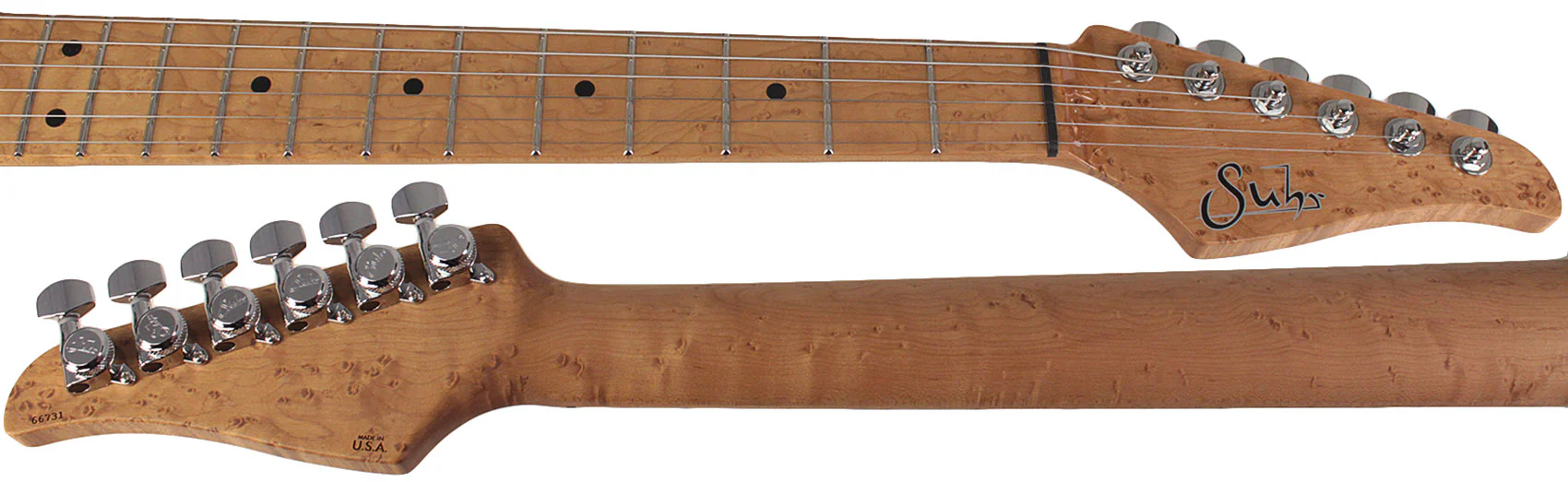 Suhr Limited Classic S Paulownia Guitar, 3-Tone Burst - Image 8