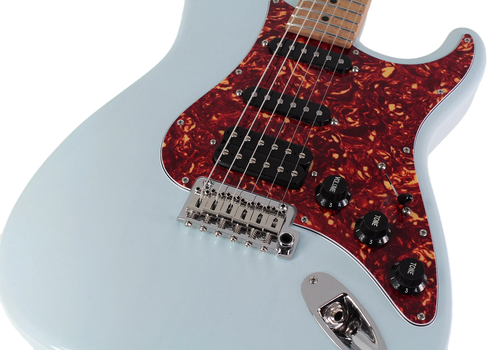 Suhr Limited Classic S Paulownia Guitar, Trans Sonic Blue - Image 3