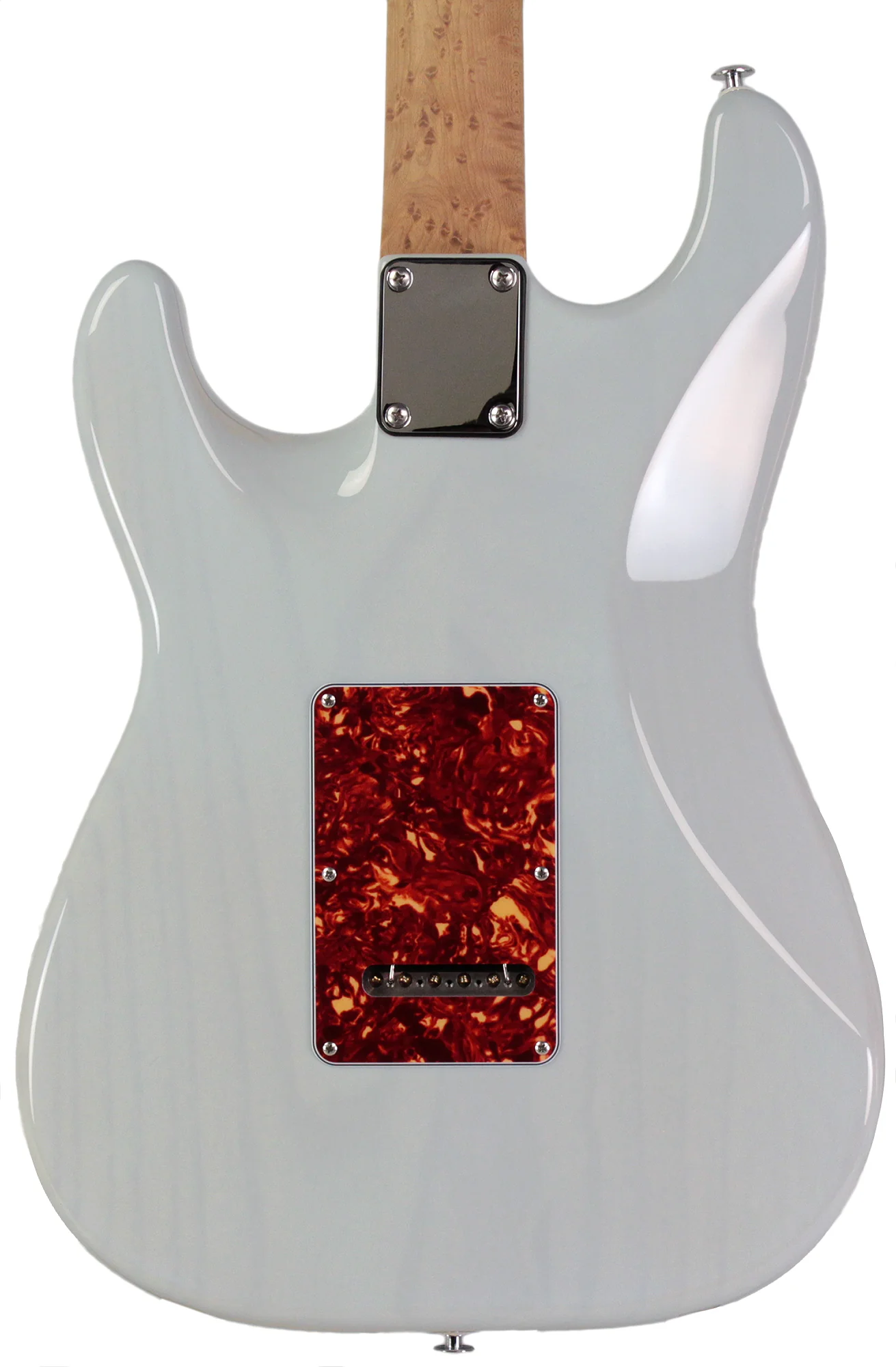 Suhr Limited Classic S Paulownia Guitar, Trans Sonic Blue, Hardshell Case - Image 7