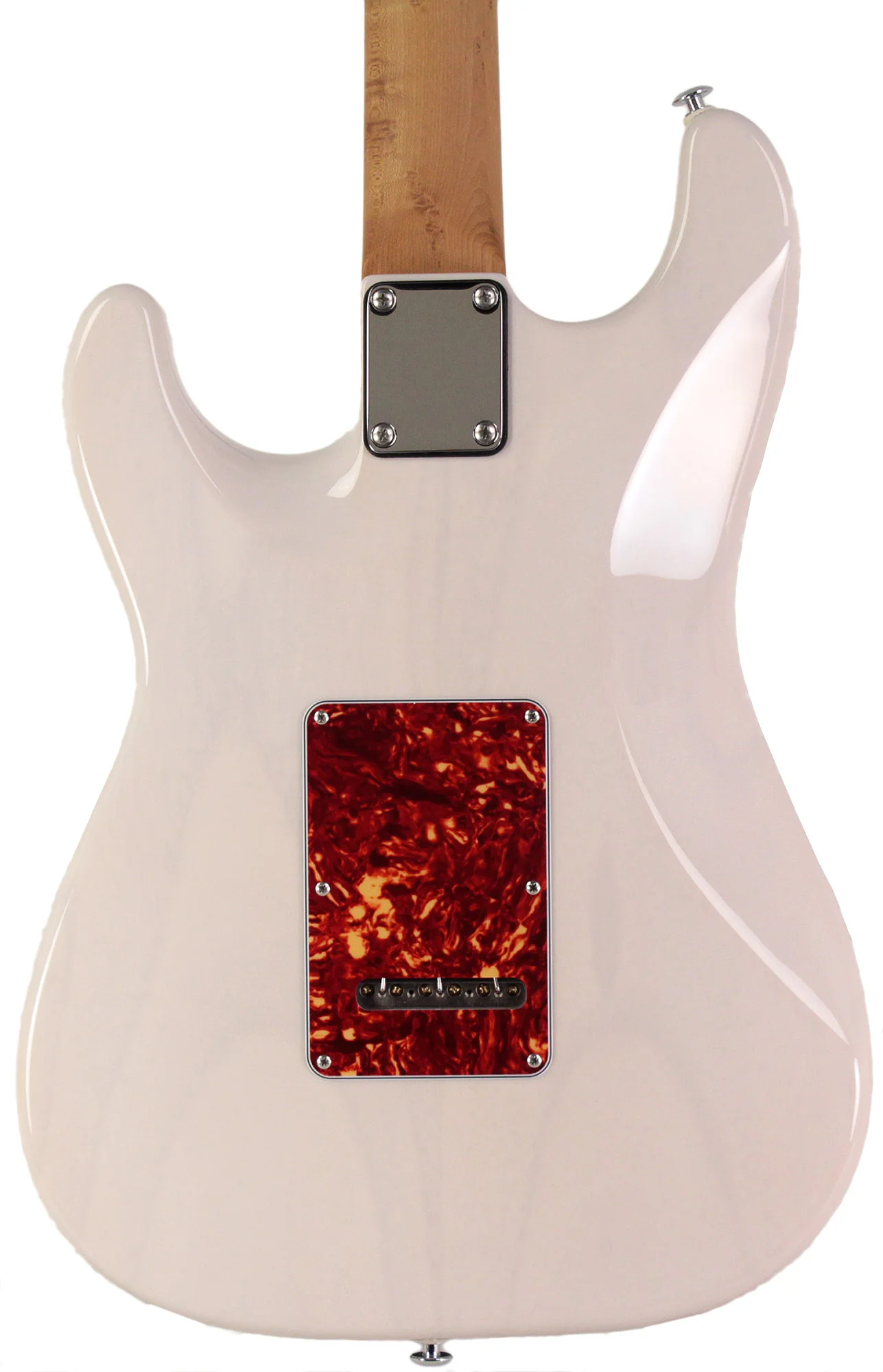 Suhr Limited Classic S Paulownia Guitar, Trans White - Image 5