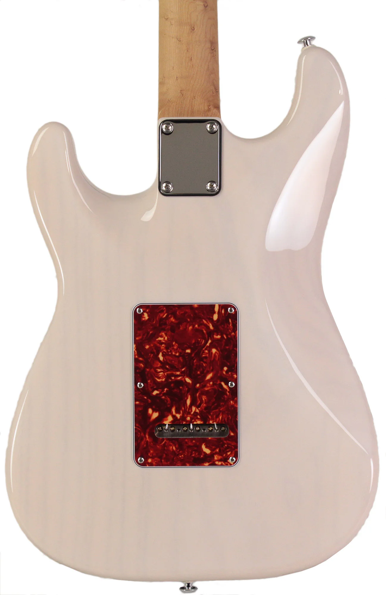 Suhr Limited Classic S Paulownia Guitar, Trans White - Image 7
