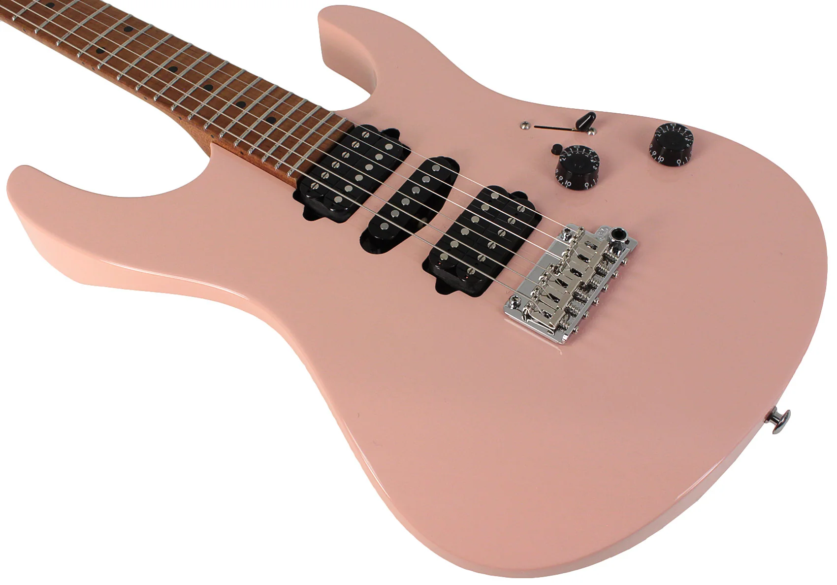 Suhr Limited Edition Modern Antique Guitar, Shell Pink - Image 4
