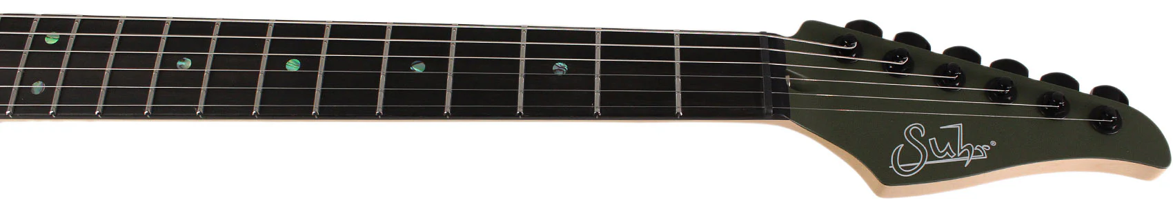 Suhr Limited Modern Terra Guitar, Forest Green, 510, Hardshell Case - Image 3
